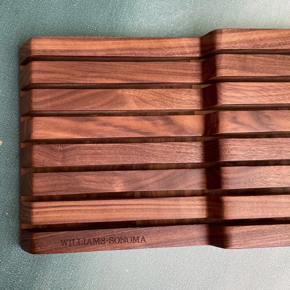 Williams Sonoma Wood In Drawer Knife Organizer